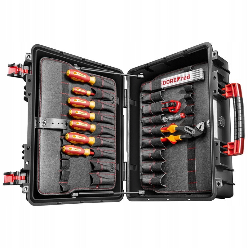 Tool case for electrician 89 parts GEDORE RED R21652089 Number of items in the set 89