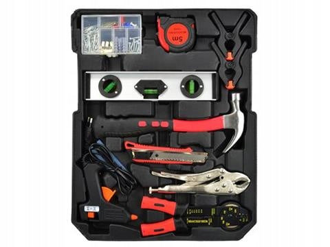 Tool case with equipment Keys in workshop case 187el Brand Geko