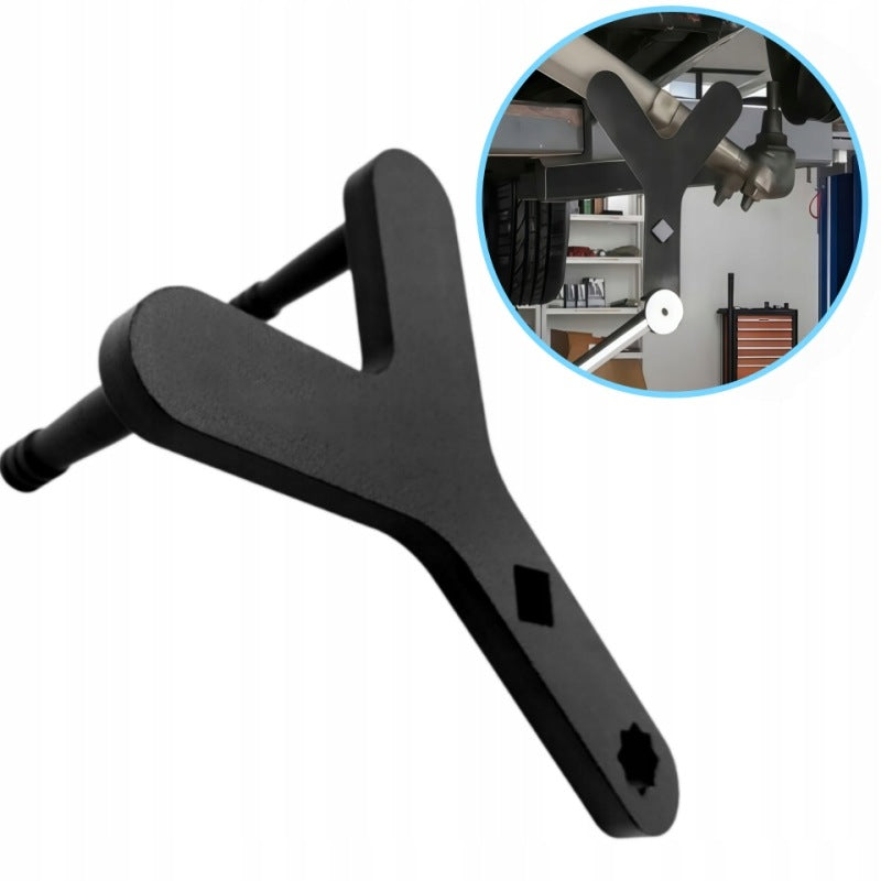 Tool for prying and dismantling the lower car swing arm