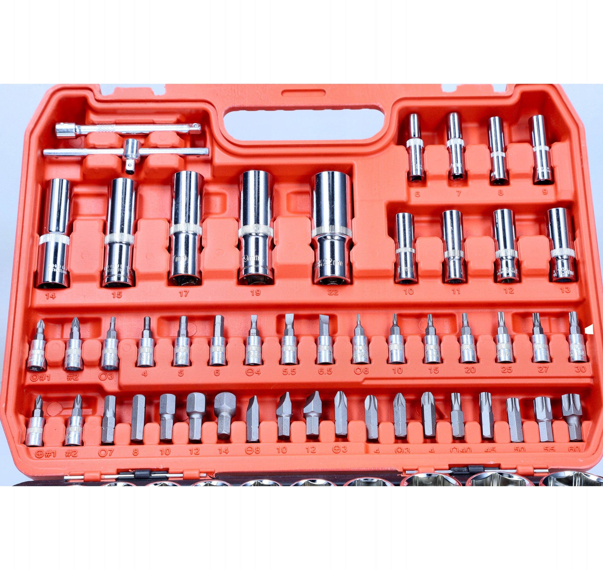 Tool kit 108 elements socket wrenches torx Manufacturer code CTX.18.0108