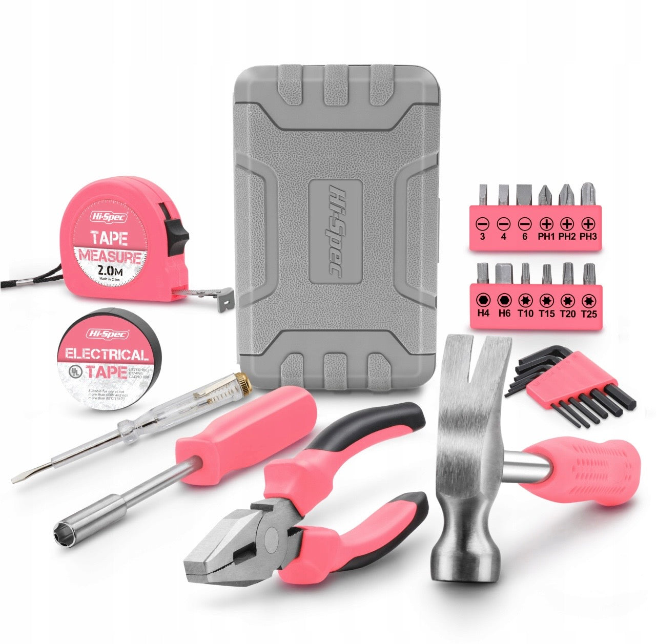 Tool set Hi-Spec DT9713P-DE 24 pcs. Pink Manufacturer code DT9713P-DE