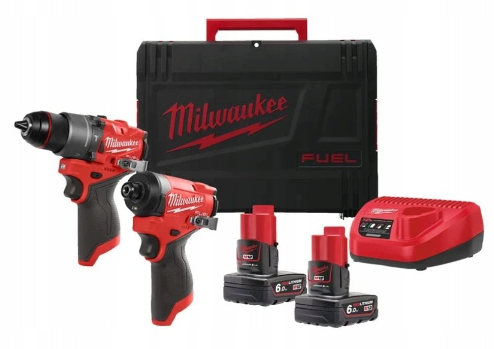 Tool set screwdriver and screw driver with aku M12FPP2A2-602X MILWAUKEE