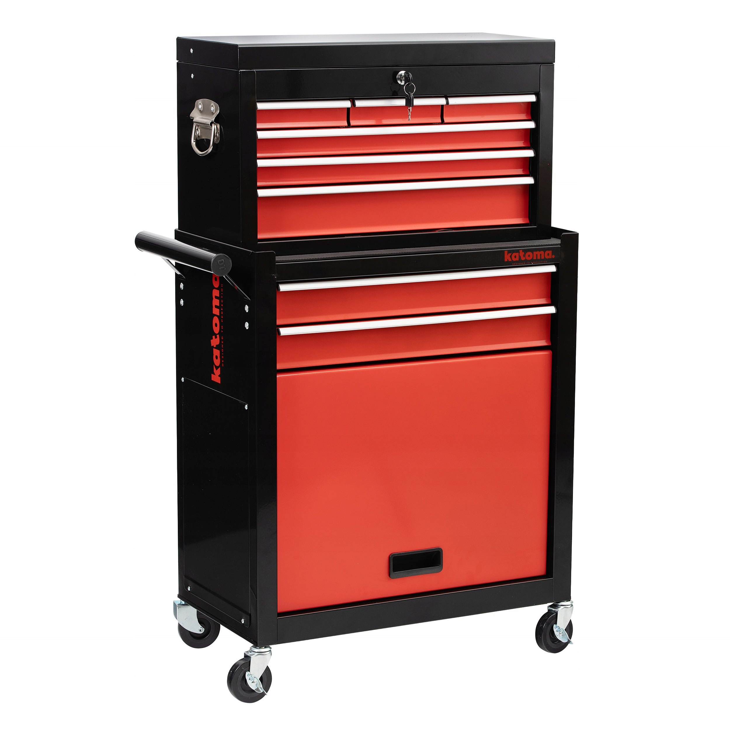 Tool trolley Katoma KAT3 PLUS | 8 drawers LOCKS + additional box Packaging status original