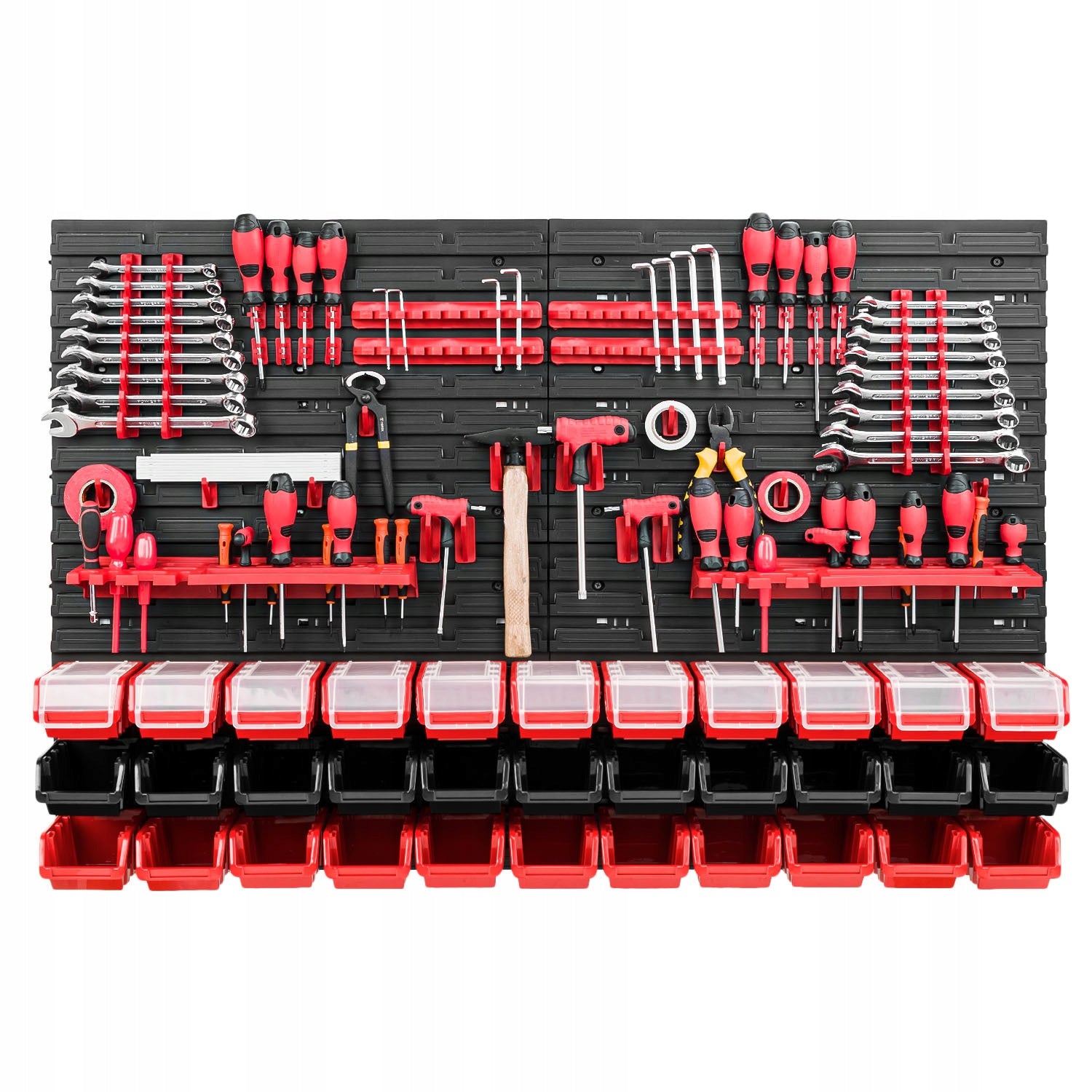 Tool wall board 1152 mm x 780 mm Color red