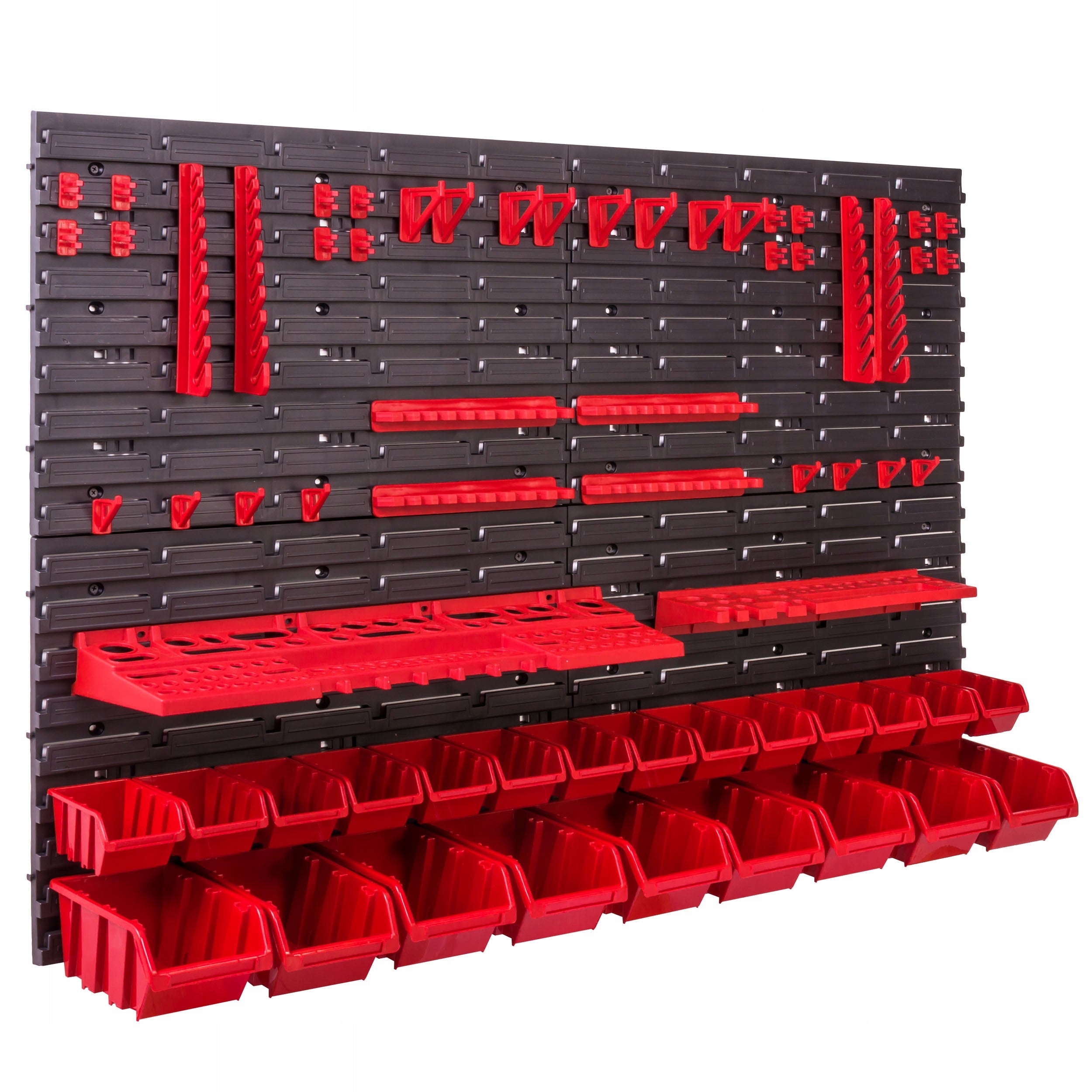Tool workshop board 115x78 cm wall 23 cuvettes hooks handles Brand Botle