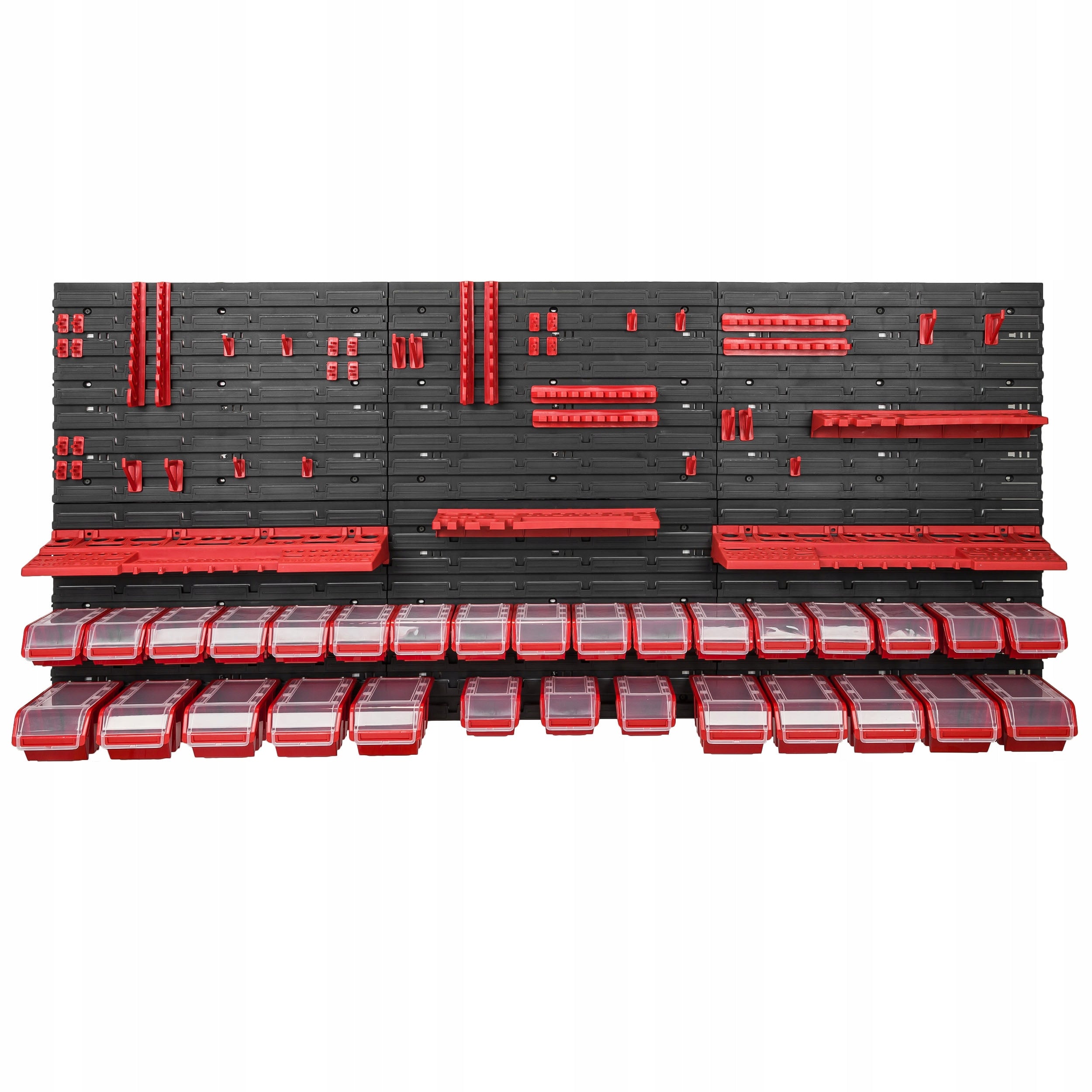 Tool workshop board 178 x 78 cm + 30 cuvettes Kind pegboard