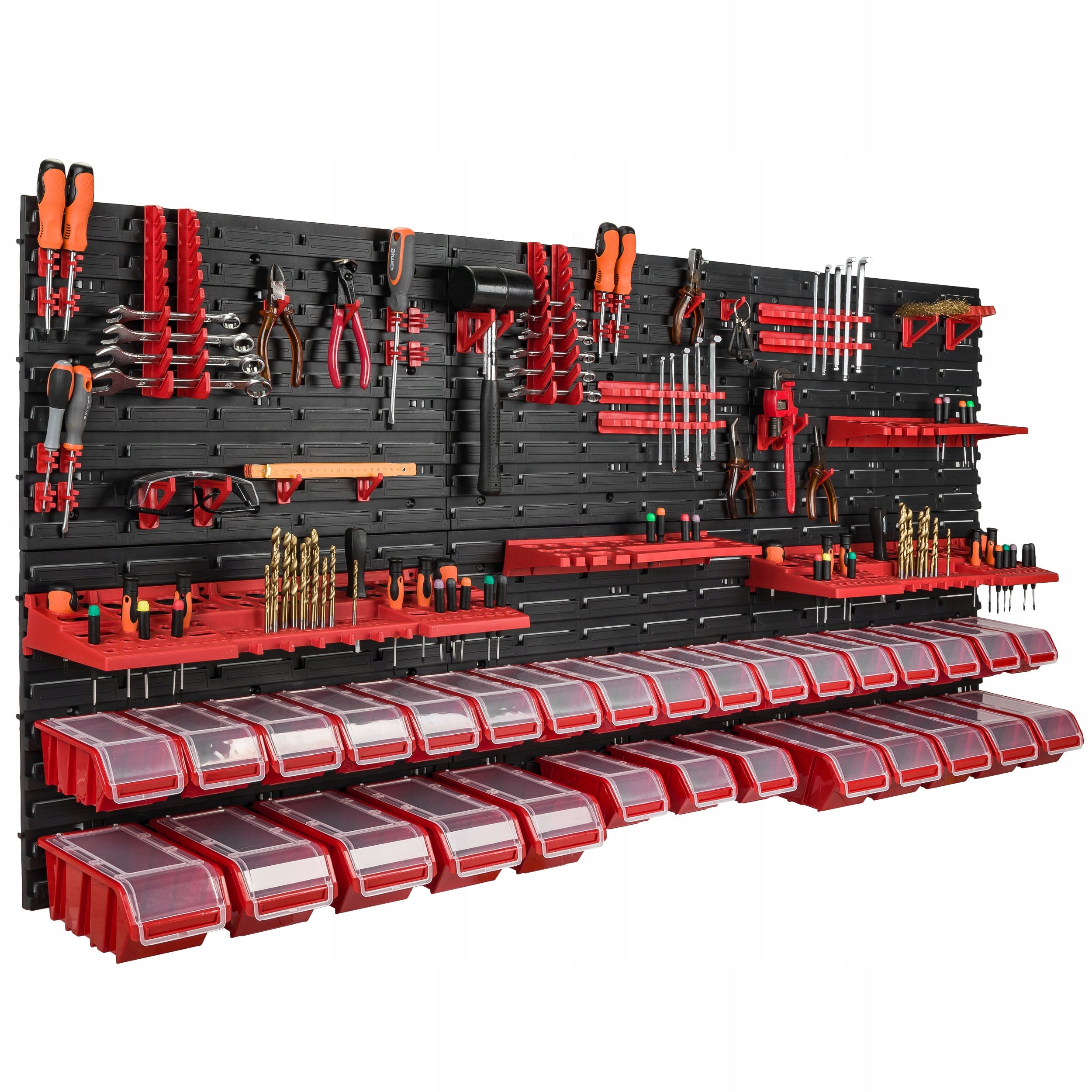 Tool workshop board 178 x 78 cm + 30 cuvettes