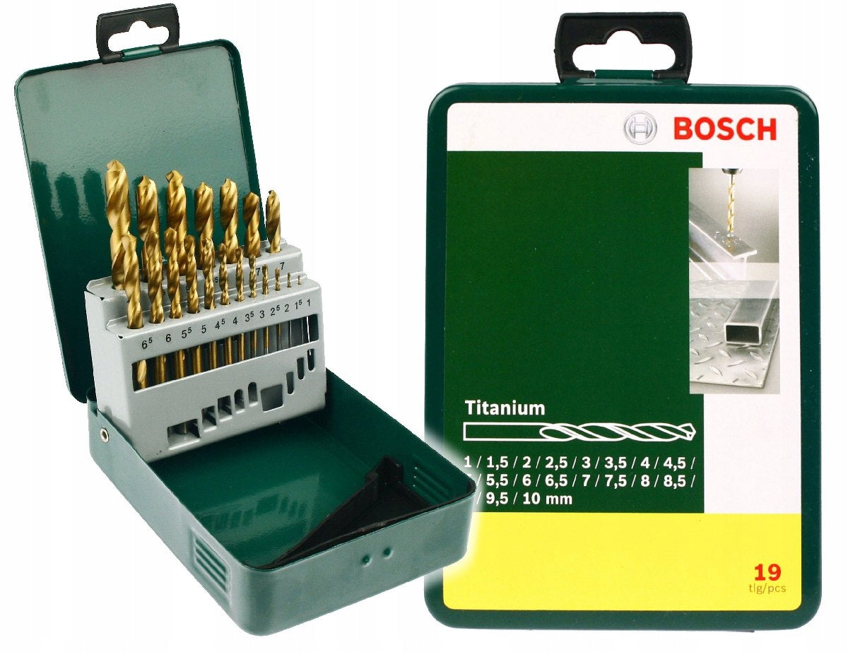 Toolbox Bosch B-2607019437 19 el. Drill bit type spiral drill bit set