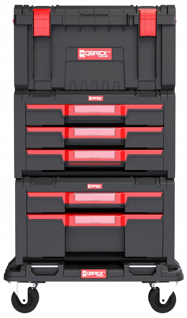 Toolbox on wheels Qbrick Drawer Set 2.0 Brand Qbrick system