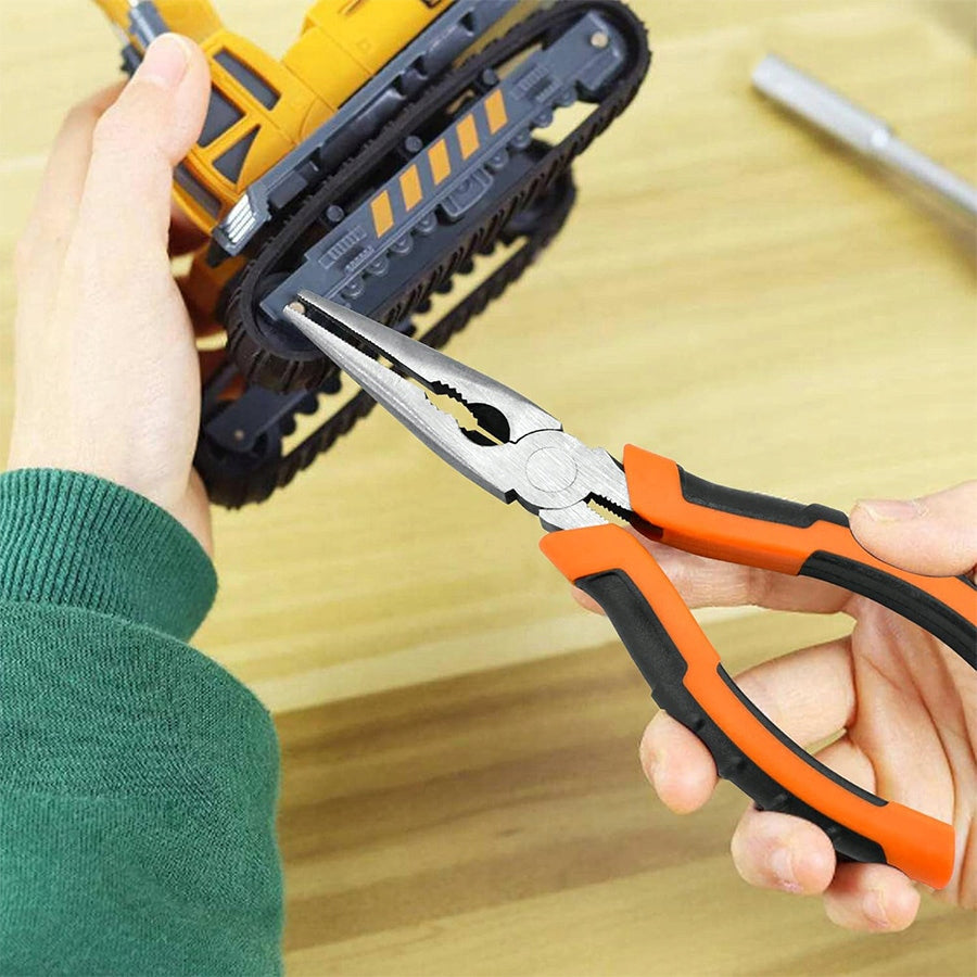 Toolbox set, 105-piece super set, including saw, screwdriver, pliers, etc. Number of items in the set 105