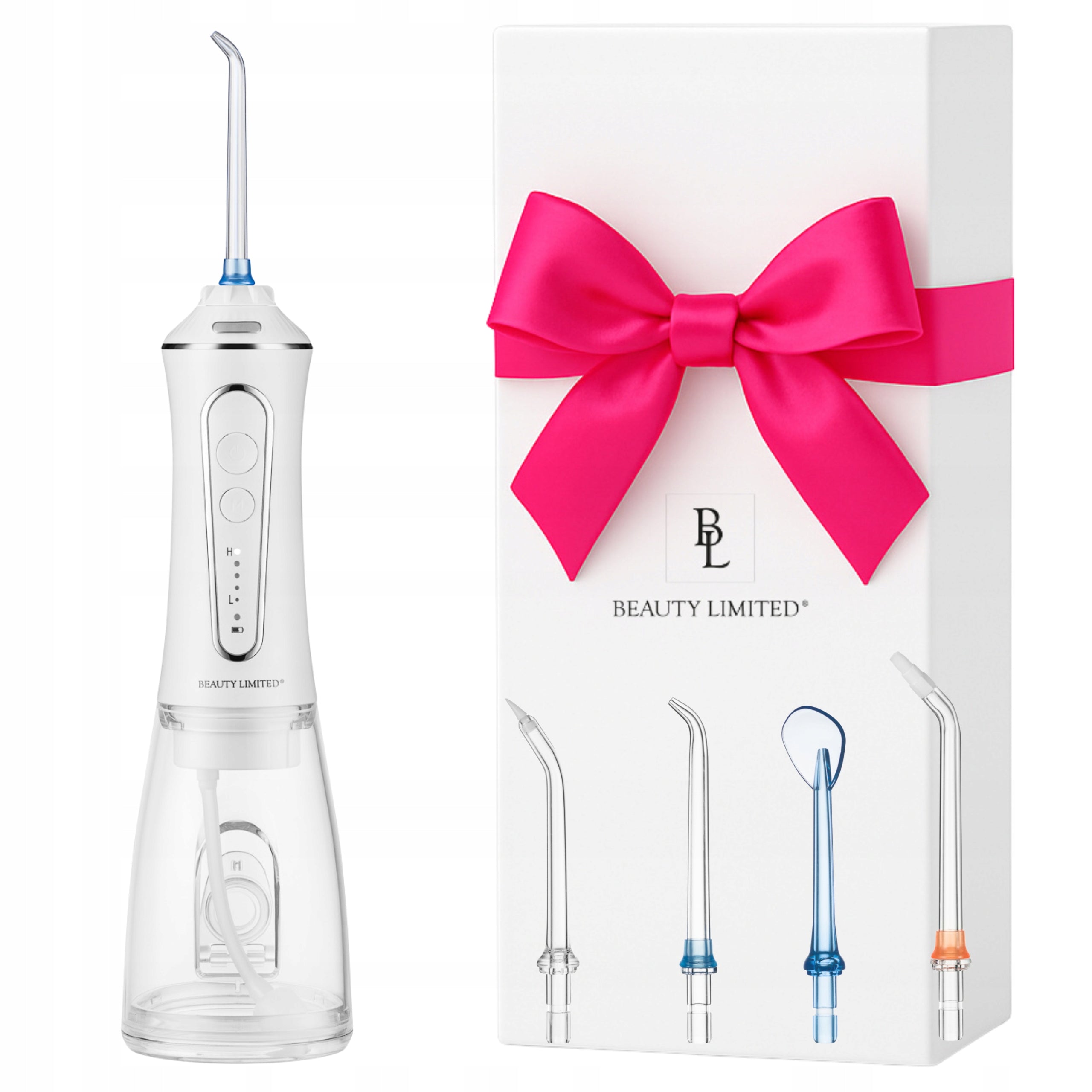 Tooth IRRIGATOR Wireless White 4 NOZZLES 5 LEVELS IPX7 300ml 30W