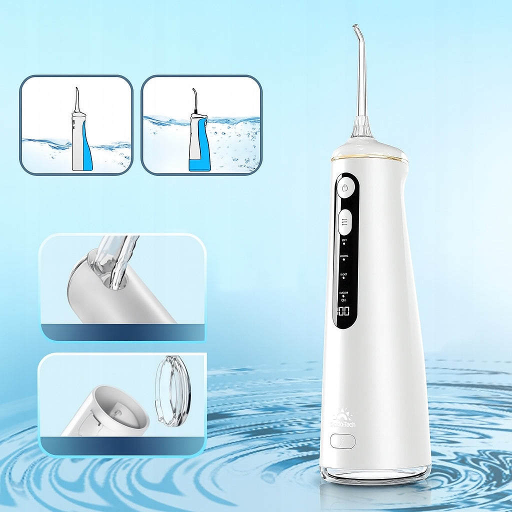 Tooth Irrigator 4 Modes 6 Tips Professional Wireless Stylish Brand no brand