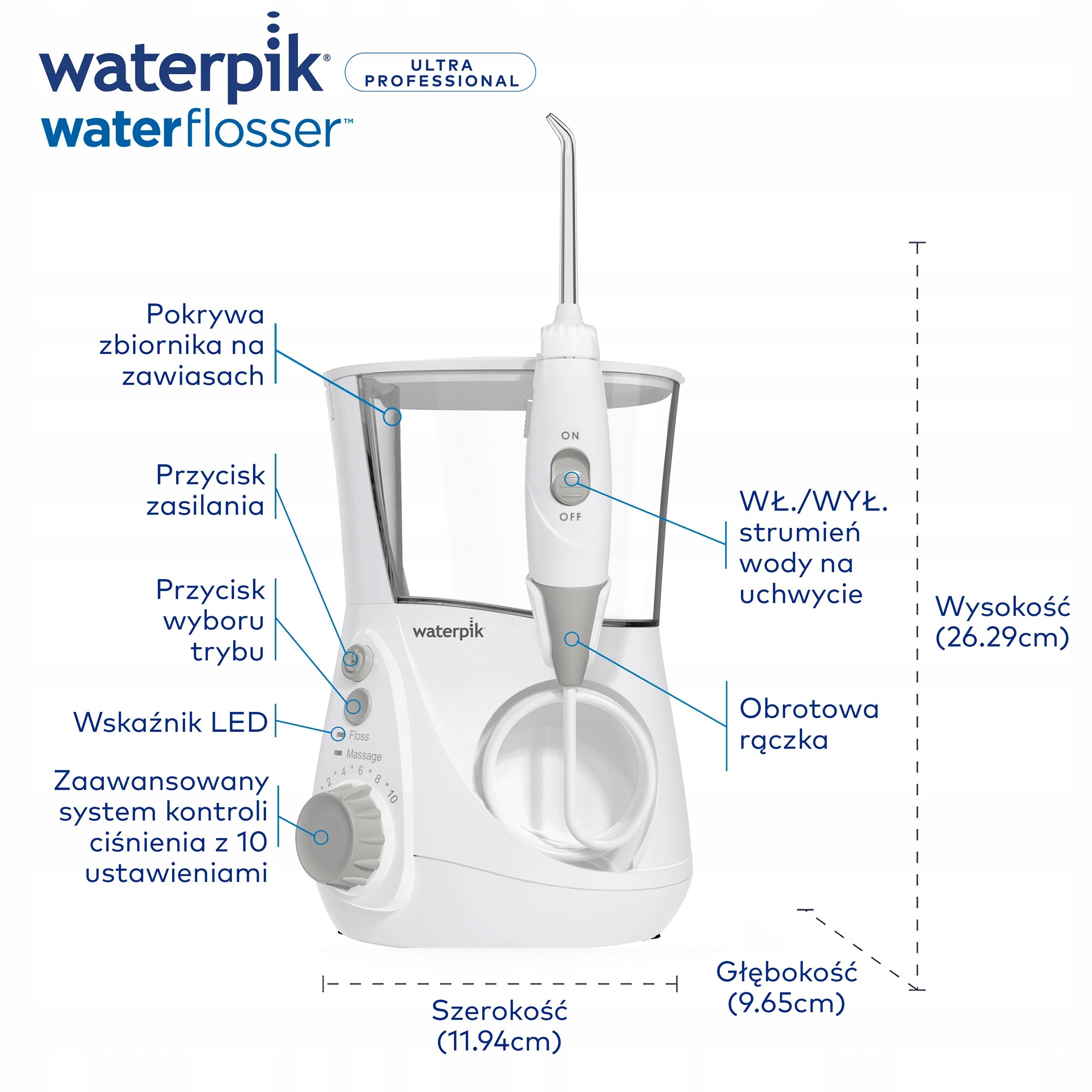 Tooth Irrigator Waterpik WF-660 white dental annual tip stock Packaging status original