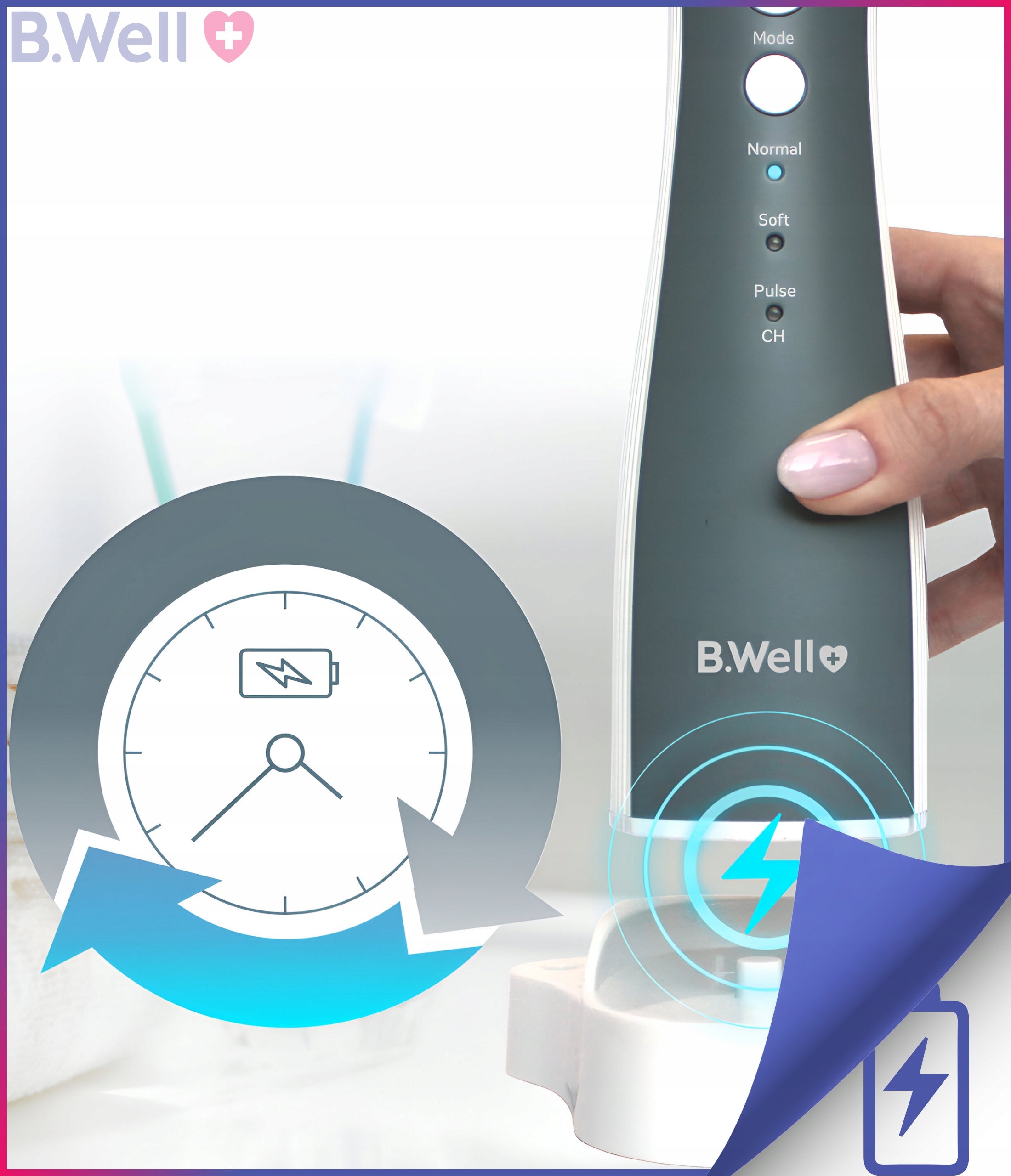 Tooth Irrigator Wireless Dental Professional + Freebie 5 Nozzles Manufacturer code Irygator dentystyczny do zębów bezprzewodowy