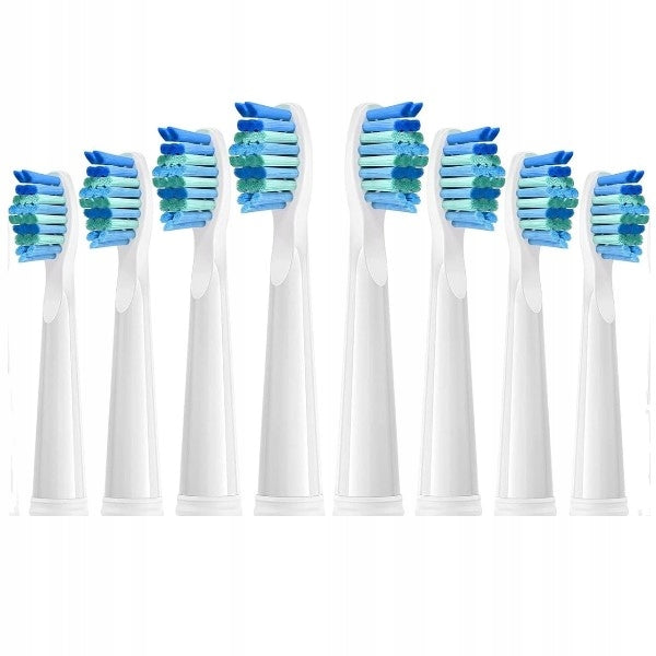 Toothbrush tips SEAGO Set of 8 SG-575,958,909,2303 - white EAN (GTIN) 5903794144668