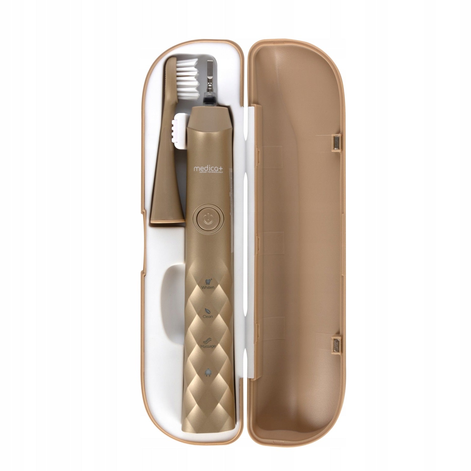 Toothbrush with vibration function MEDICA+ ProBrush 11 GOLD Soft-Touch Manufacturer of a medical device Medica