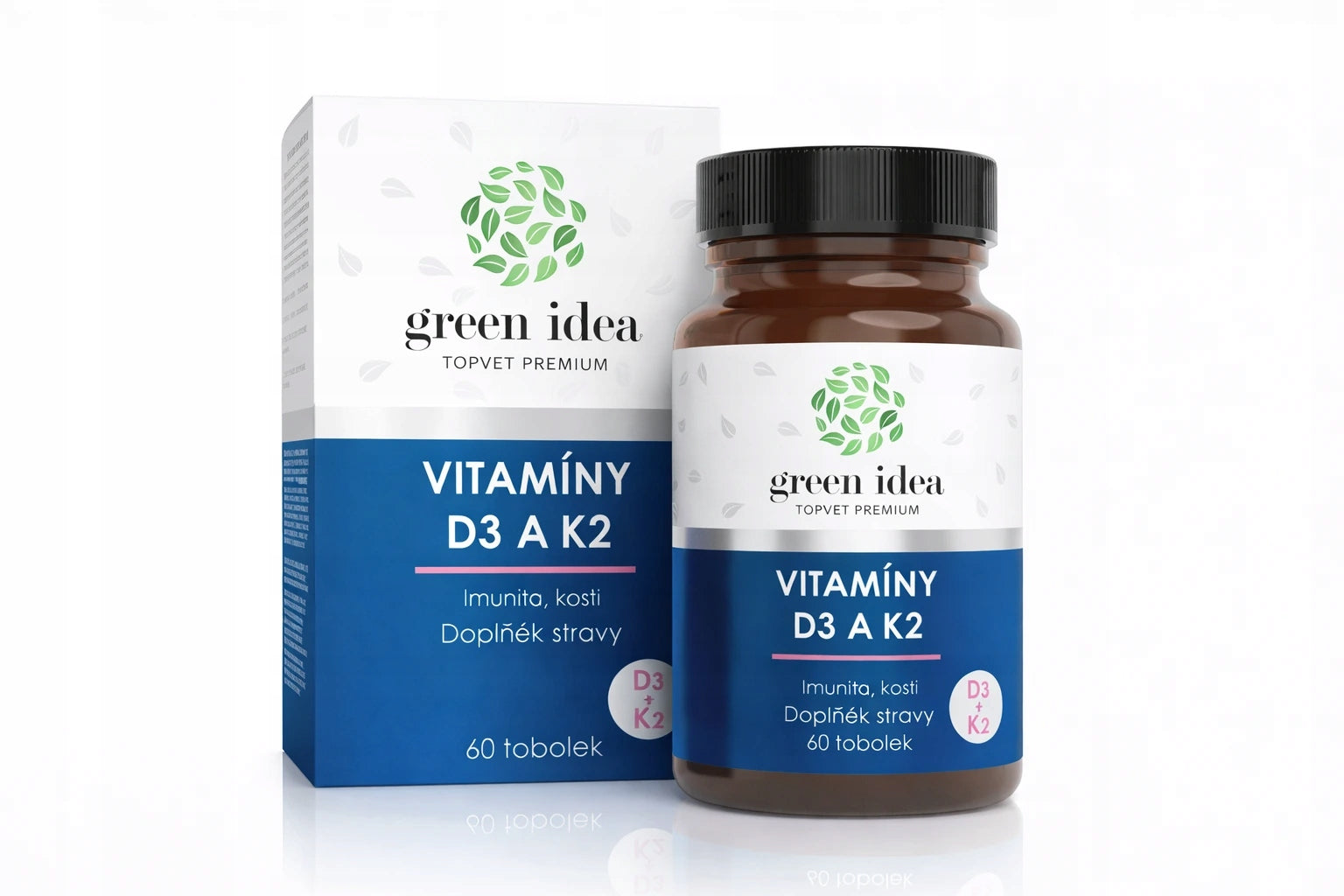 Topvet VITAMIN D3 + K2, gelové kapsle 60 ks