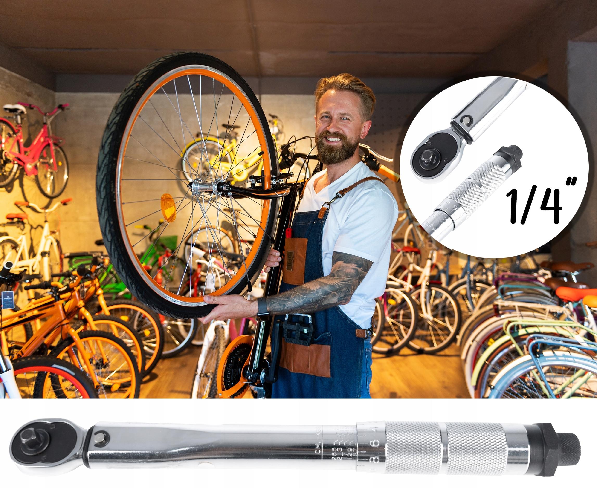 Torque Wrench 1/4 5-25Nm With Case Adjustment Lock 27,5Cm Manufacturer code klucz dynamometryczny