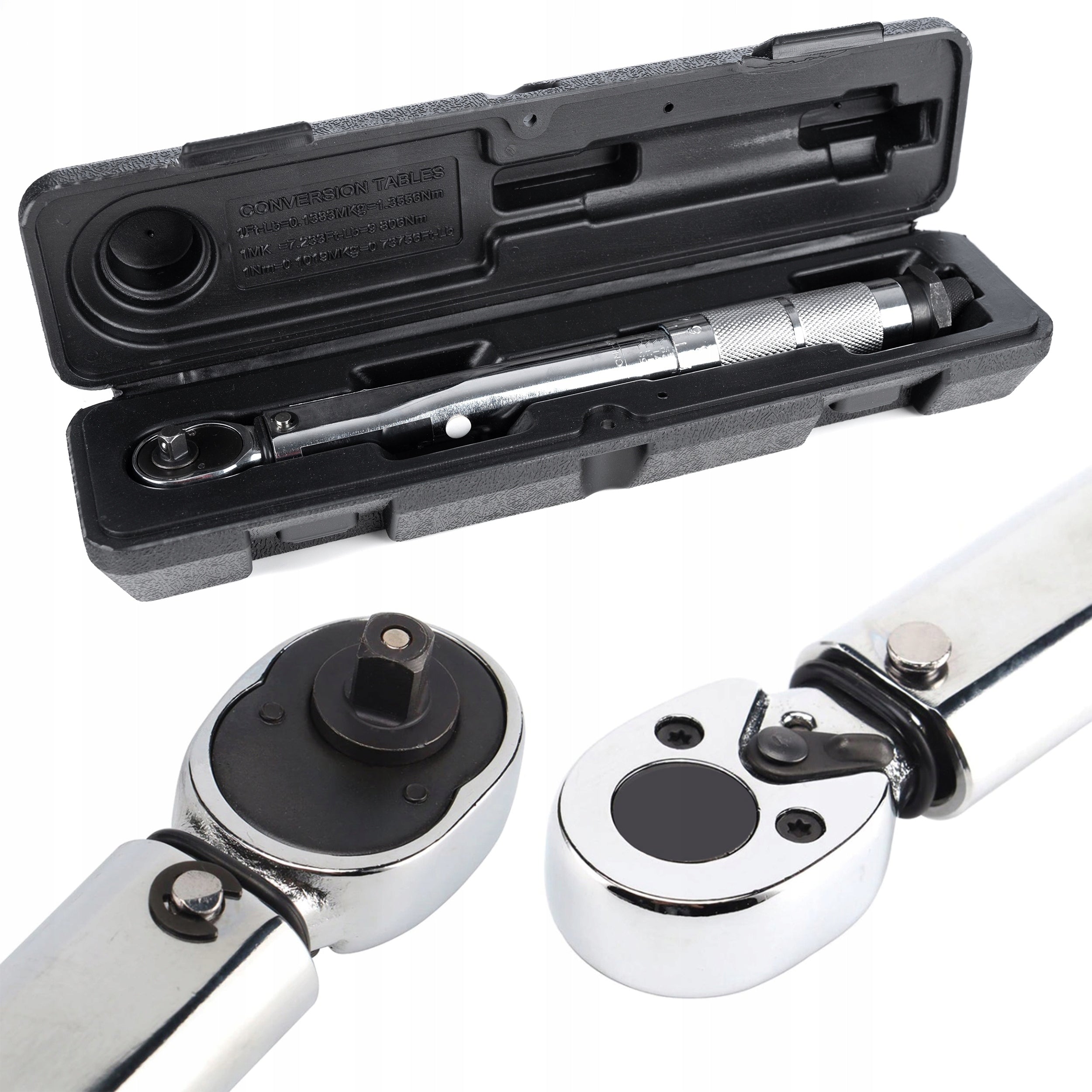 Torque Wrench 1/4 5-25Nm With Case Adjustment Lock 27,5Cm