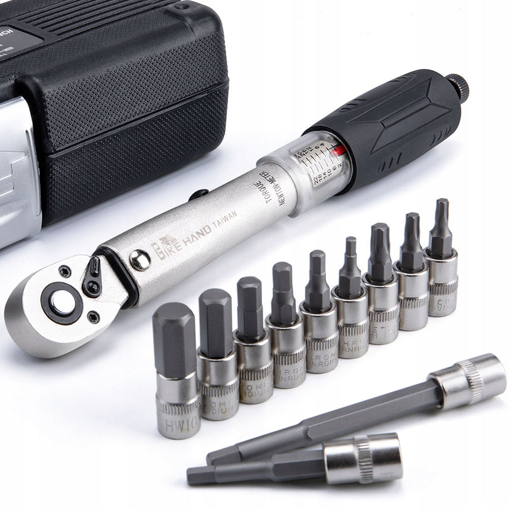 Torque Wrench 2-24NM BIKE HAND YC-617-2S Carrying Case Caps Included Manufacturer code YC-617-2S