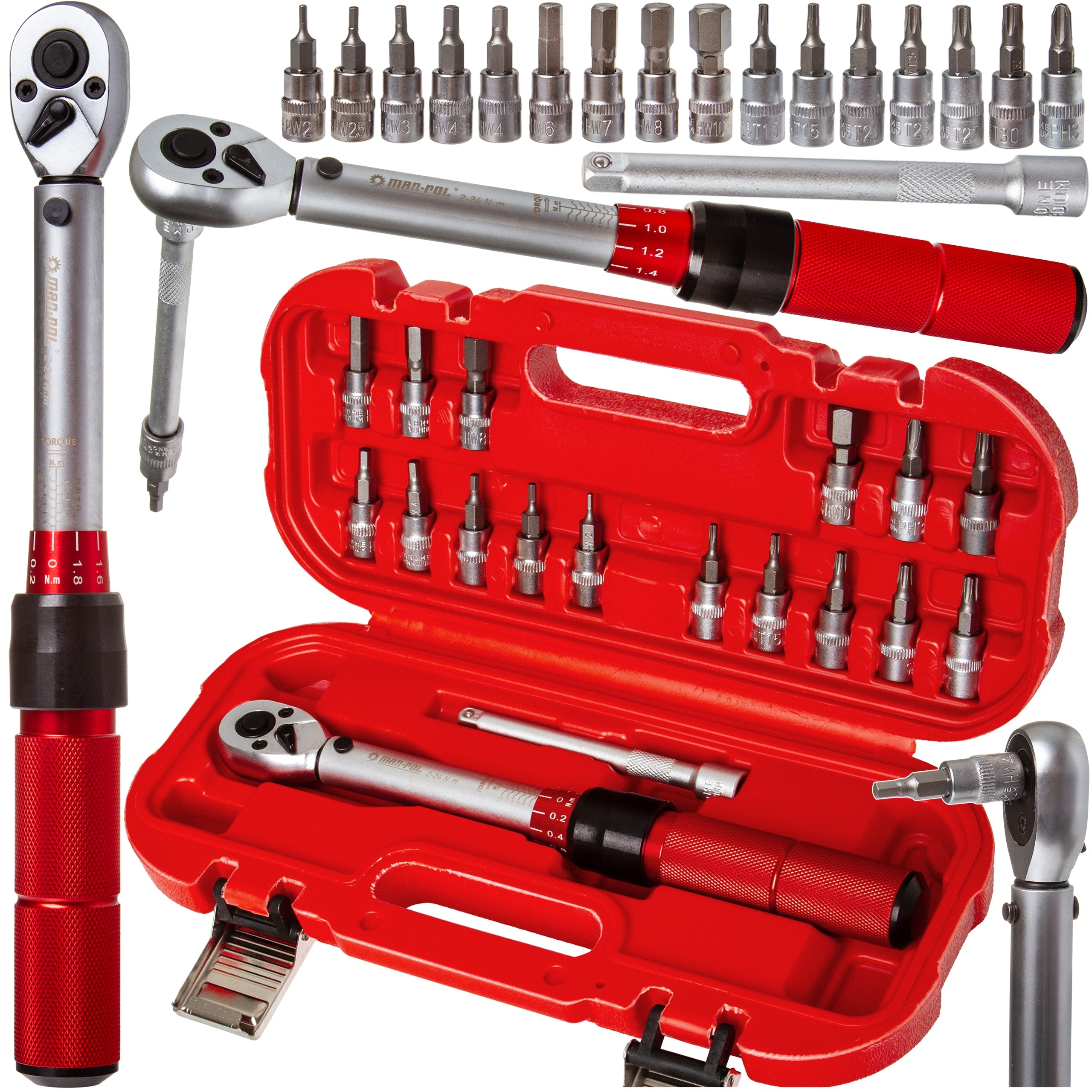 Torque wrench 1/4" 2-24 Nm bicycle bitóy CRV CALIBRATION CERTIFICATE