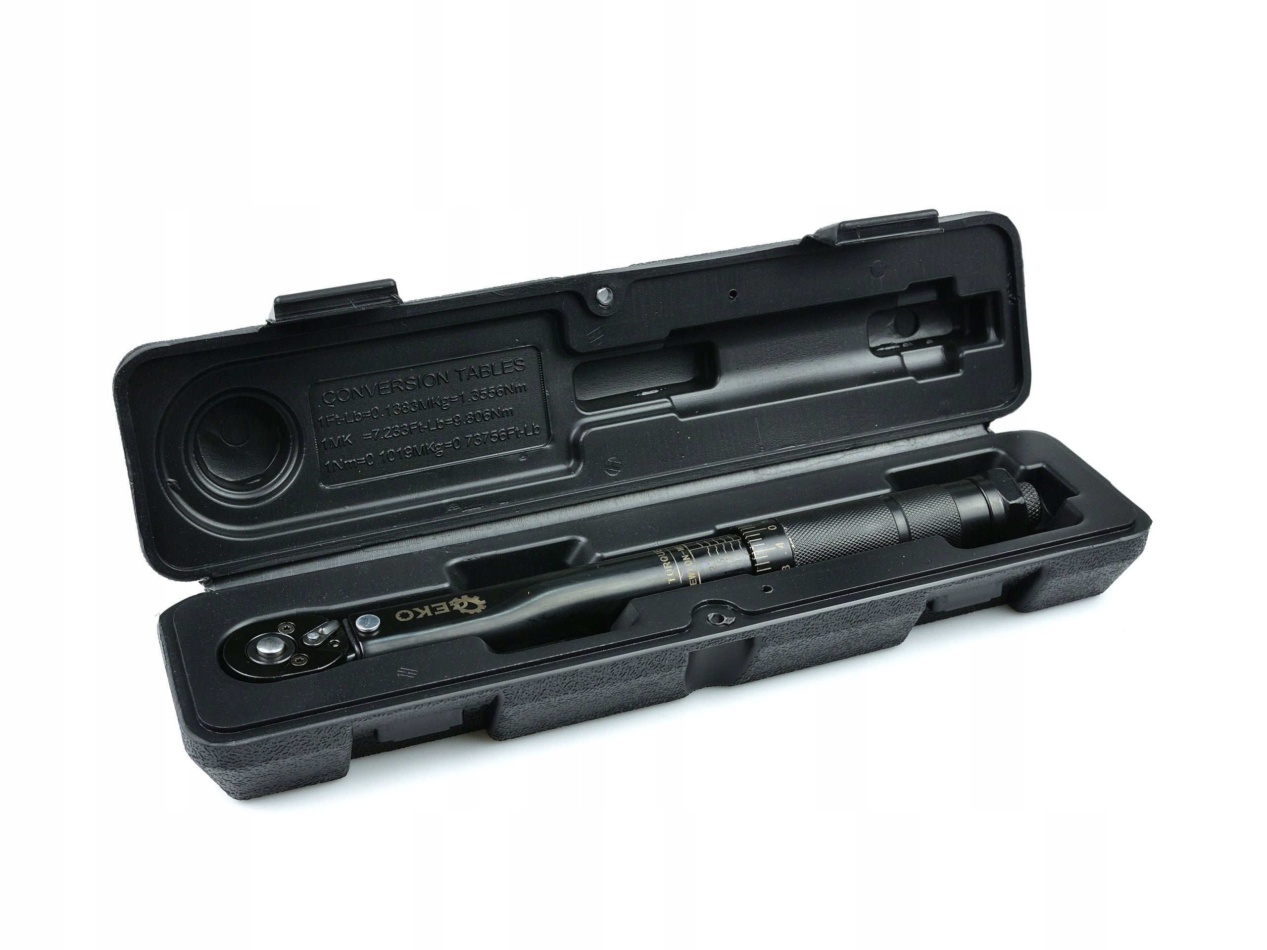 Torque wrench 1/4" 5-25nm Black Brand Geko