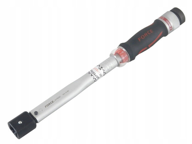 Torque wrench 10-80Nm with air conditioning tip set Force Brand Force