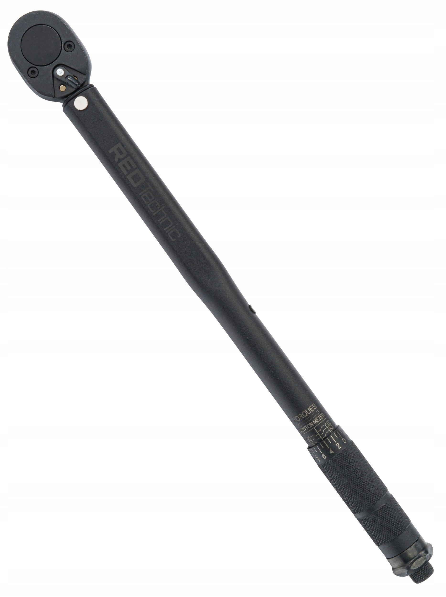 Torque wrench for 1/2'' 28-210Nm wheels with lock STEEL chrome 470mm EAN (GTIN) 5904067443792