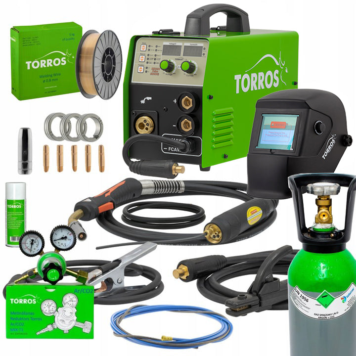Torros MIG M2005 Synergy Alu DUAL PULS TIG inverter welder