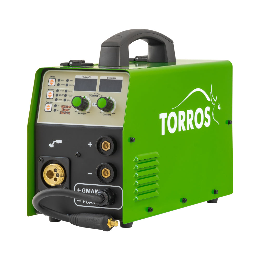 Torros MIG MAG MMA TIG 200A M2010 CE inverter welder SET Packaging status original