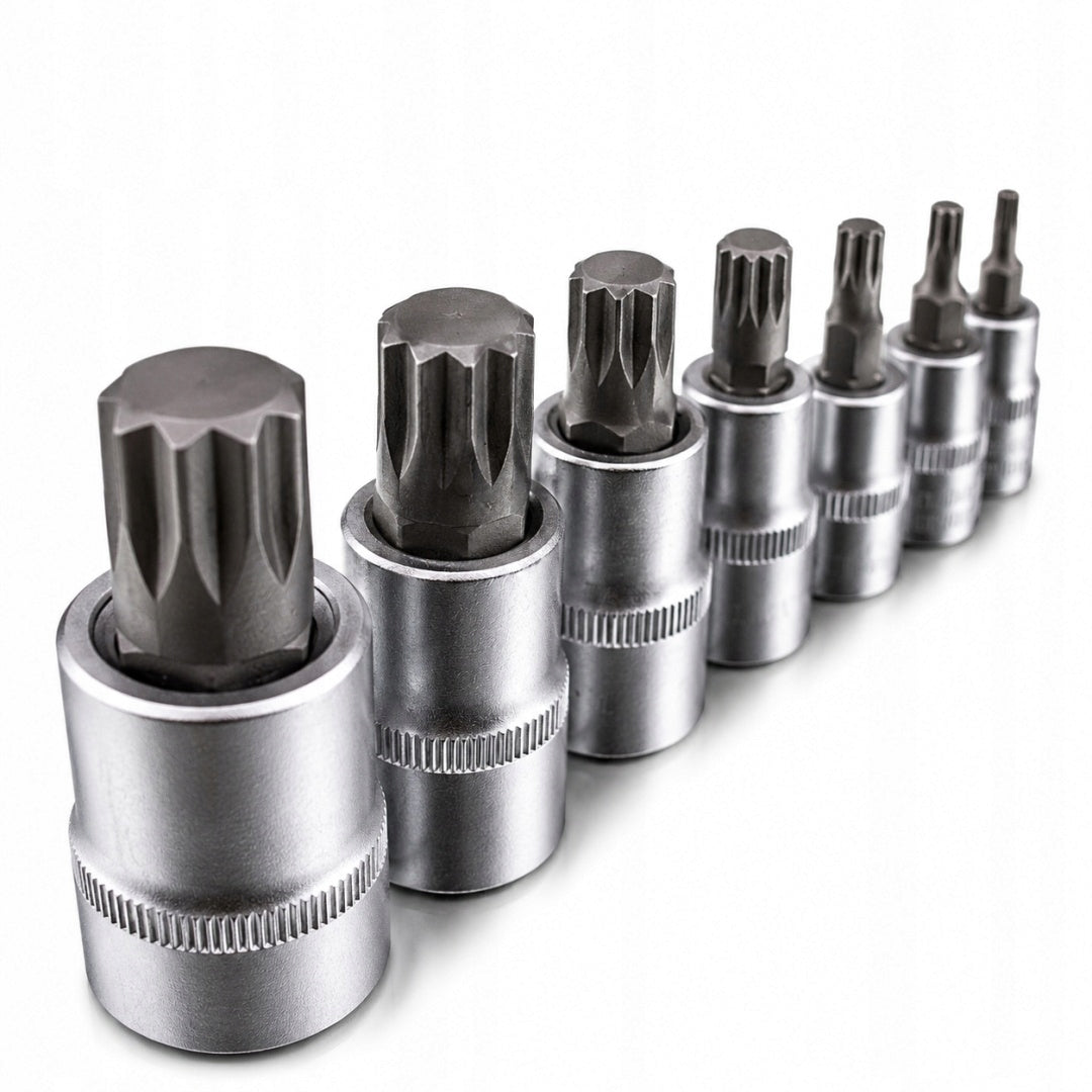Torx bits set of 8 el BITUXX steel CrV torx tips