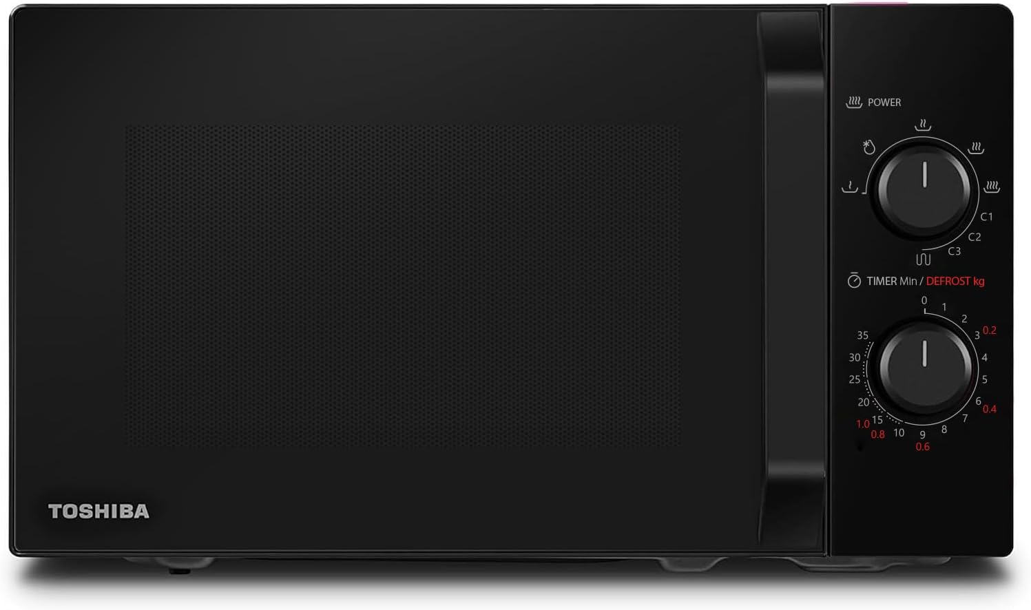 Toshiba MW2-MG20P(BK) microwave 3in1 grill 20L 800W black freestanding