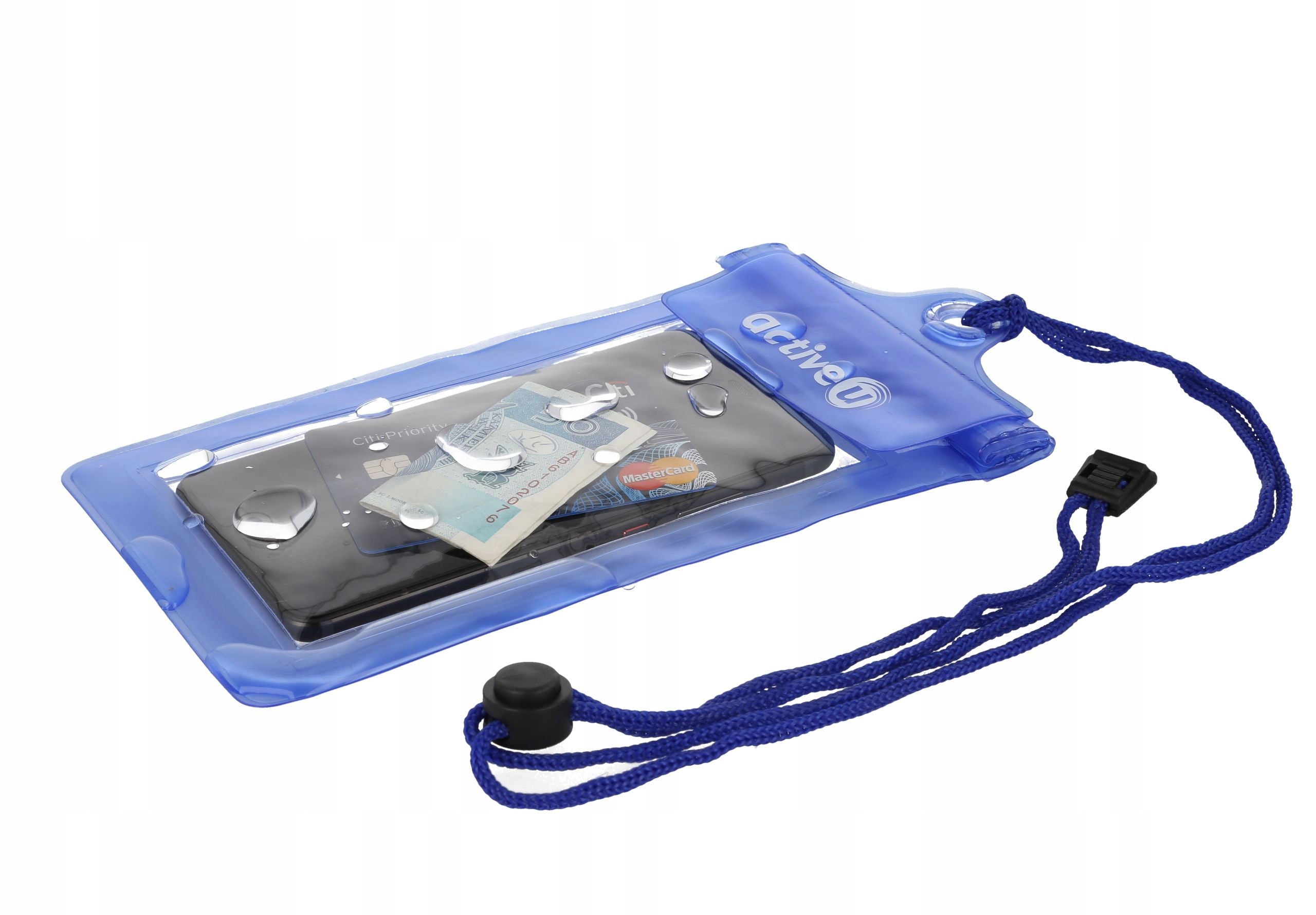 Touch Waterproof Phone Case Cover Color blue