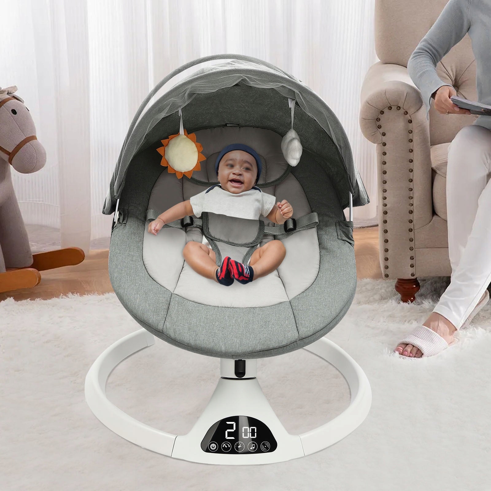 Touch version 0-12 month baby rocking chair EAN (GTIN) 763508680371