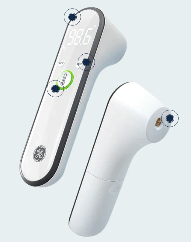 Touchless Illuminated Digital Thermometer Trucheck FOR GIFT EAN (GTIN) 4050759889780
