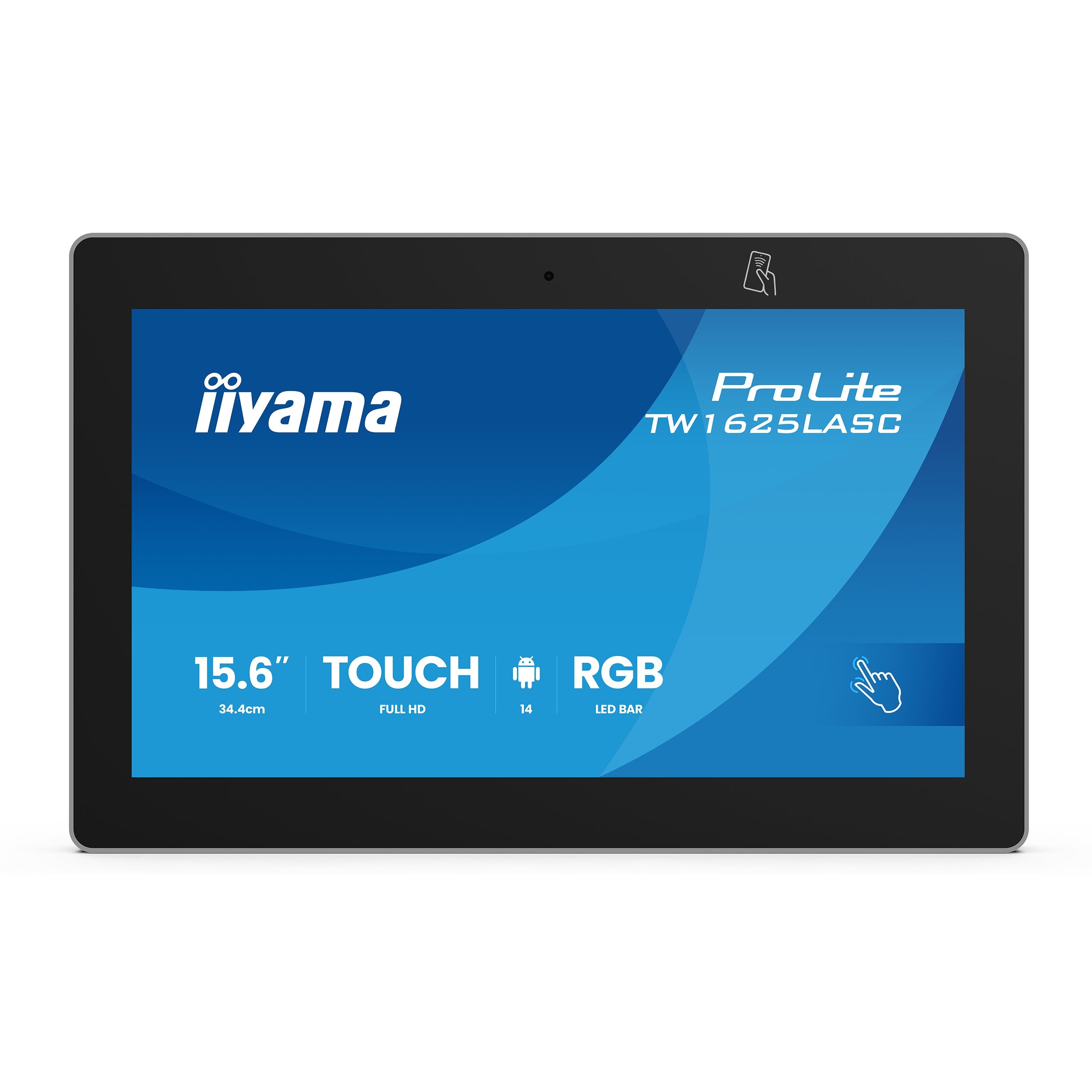 Touchscreen Monitor 15,6" iiyama ProLite TW1625LASC-B3PNR IPS LED Android 14