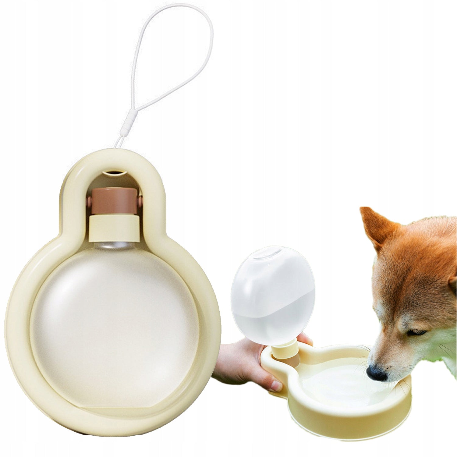 Tourist BOTTLE Portable WATER BOTTLE BOWL for DOG 500ml Folding