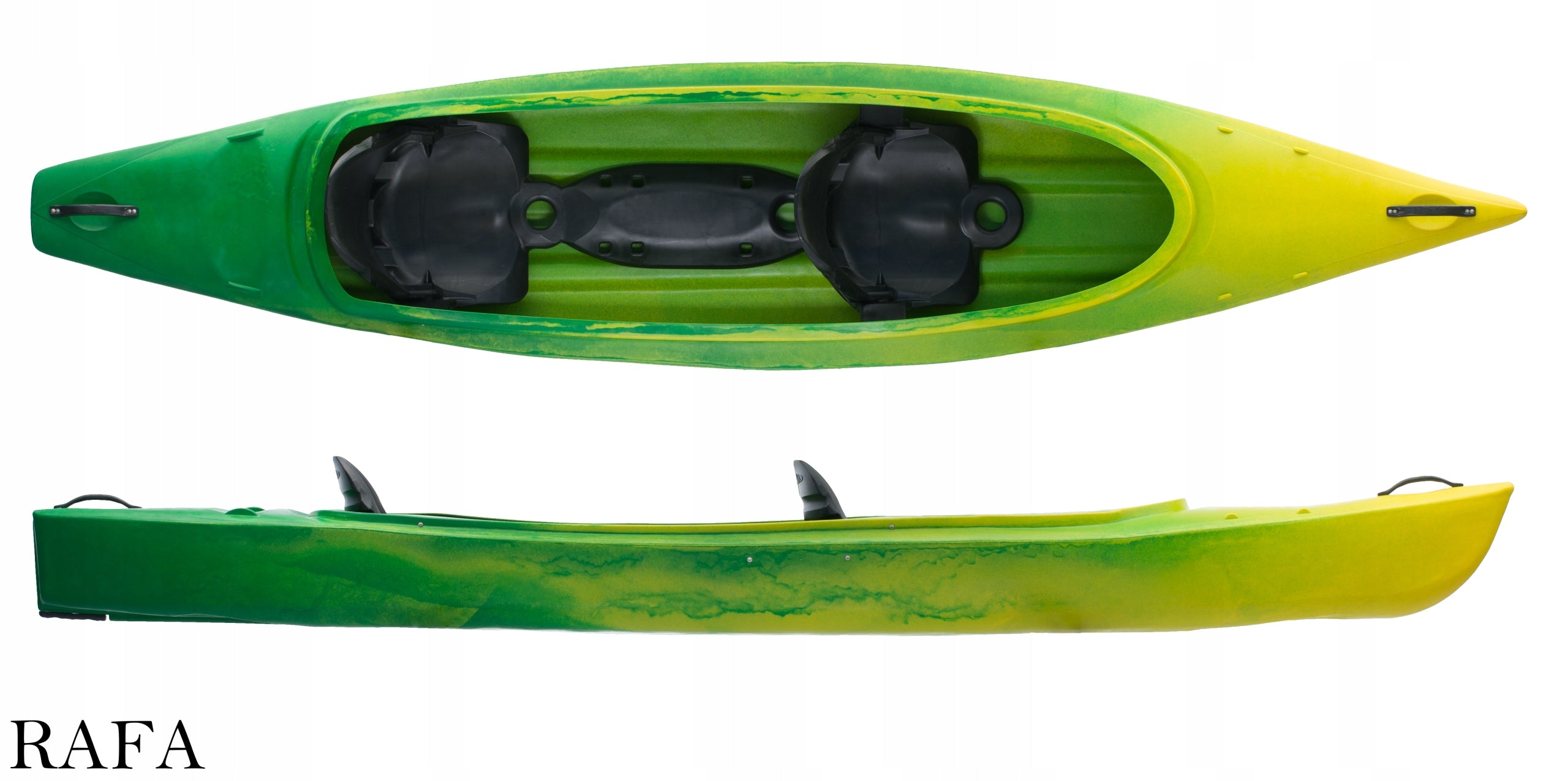 Tourist Canoe Polyethylene - Roteko RAFA 2+1 ASSORTED COLOURS Manufacturer code Rafa 1