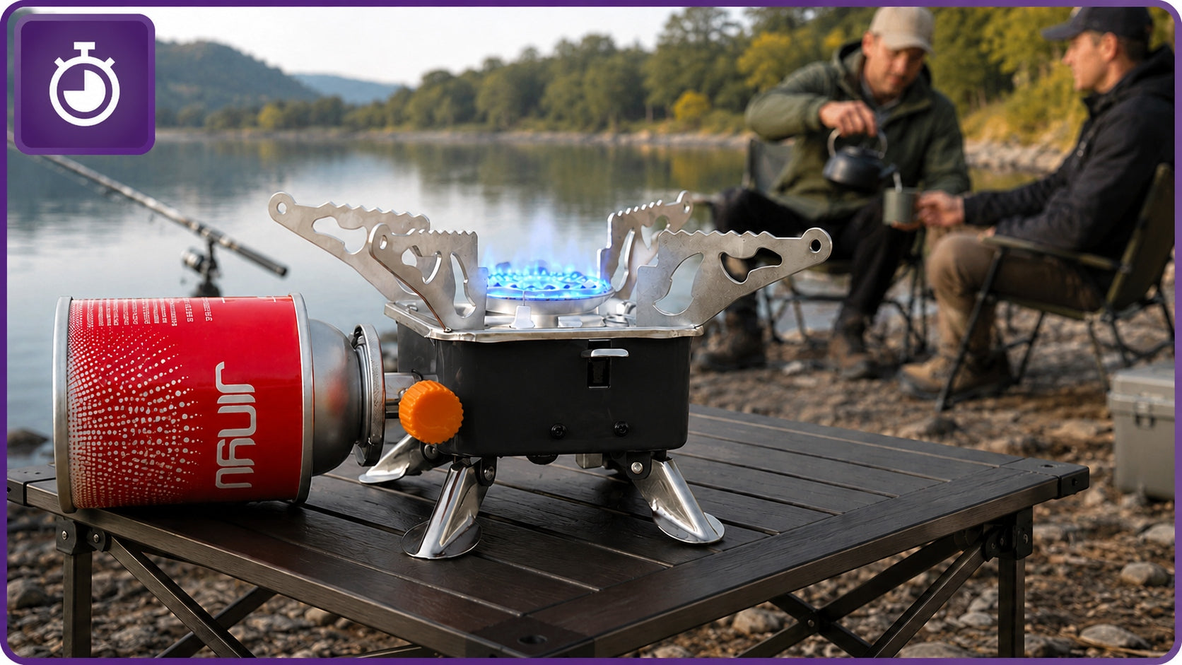 Tourist Cooker Mini Gas Burner Portable 2800W For Cartridges Packaging status original