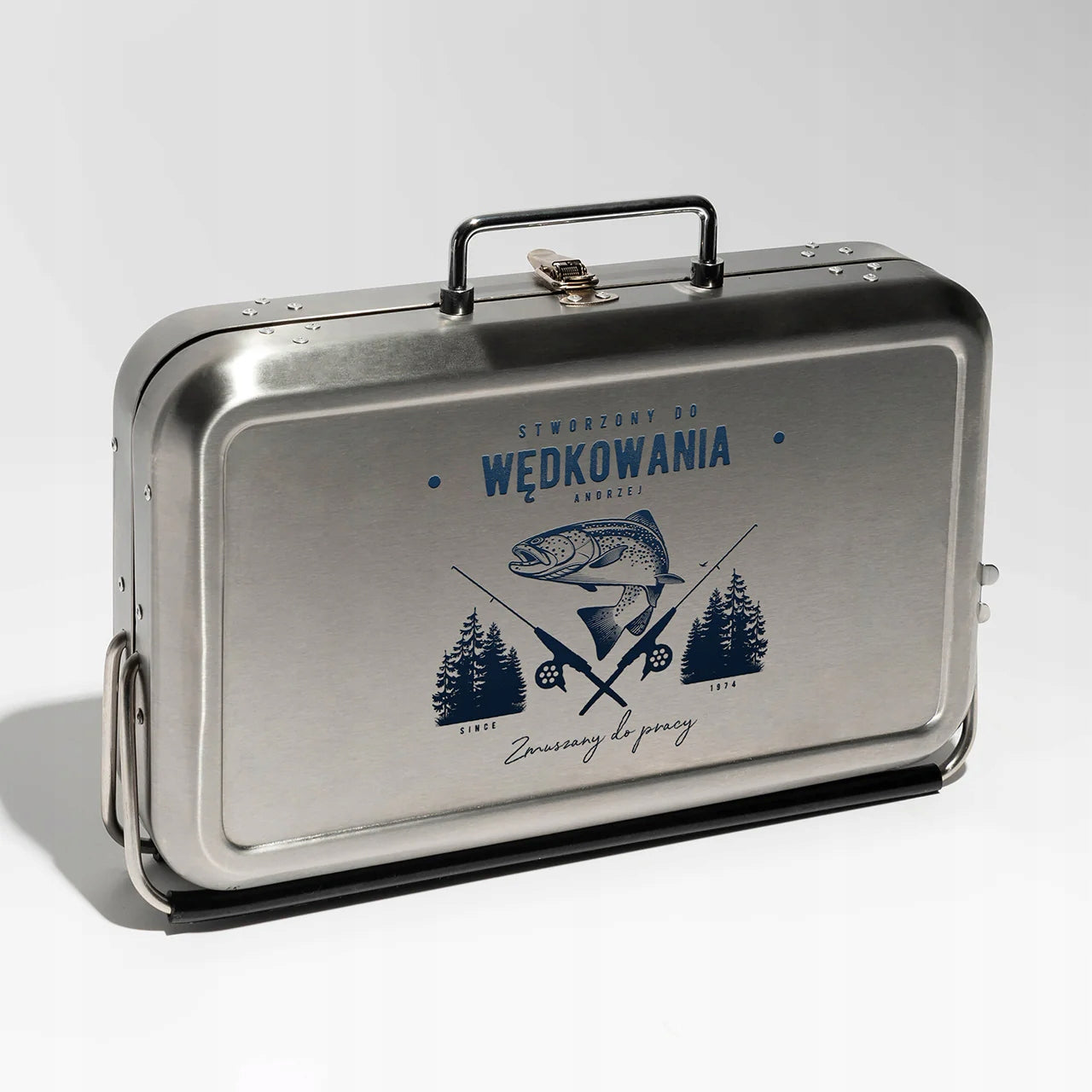 Tourist Grill Gift for Fisherman Fishing Suitcase Portable