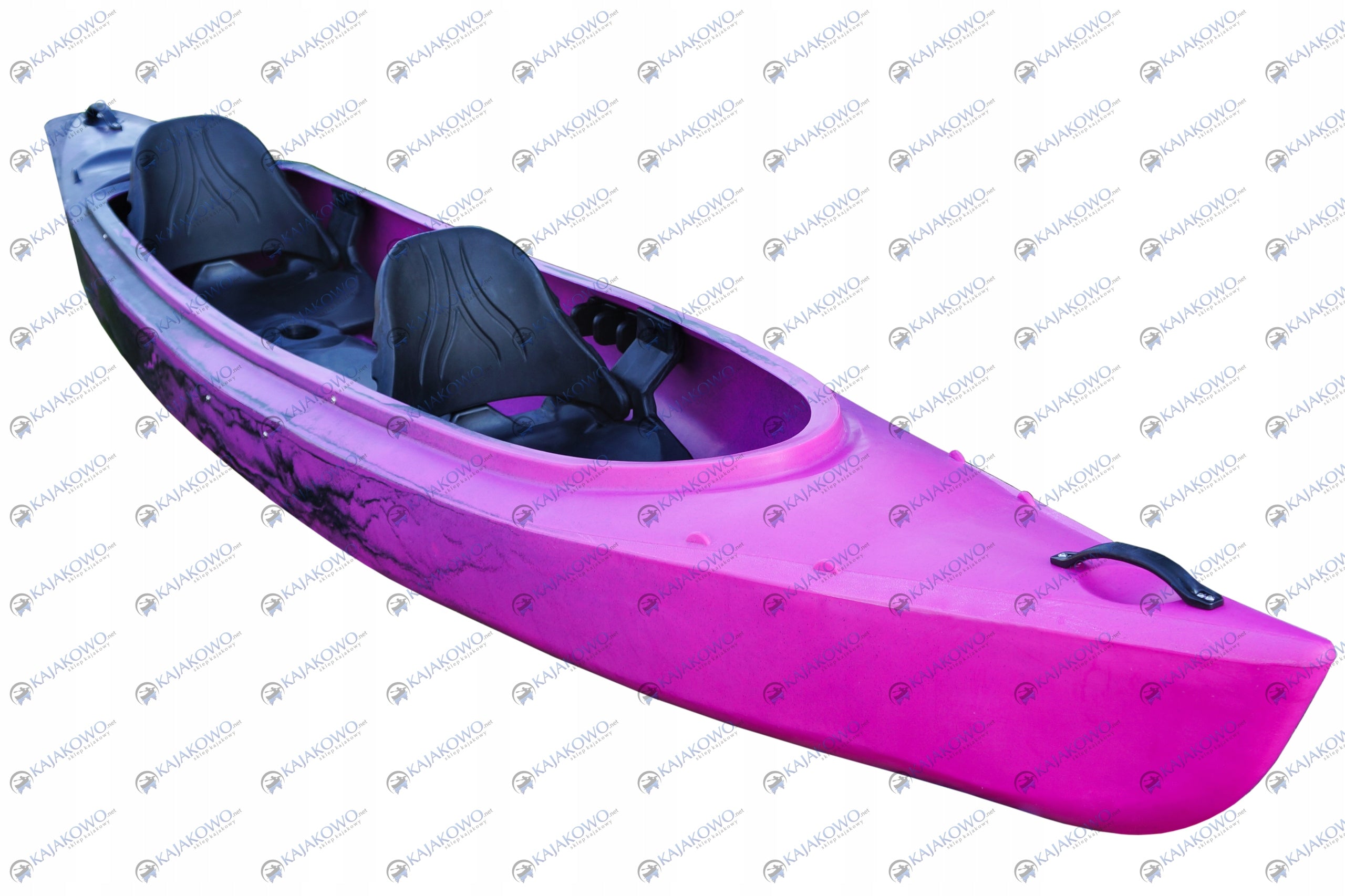 Tourist Kayak Reef Roteko LDPE 2+1 Fuchsia Pink and Black Manufacturer code Rafa