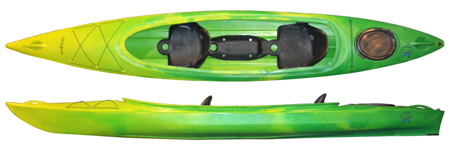 Tourist Kayak Roteko SOLINA 2+1 HDPE 480cm Family Expedition with Luke