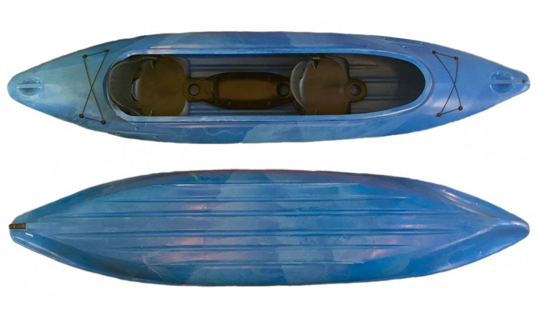 Tourist Polyethylene Kayak CAYMANN II Roteko 2+1 or 2 person HDPE Brand Roteko