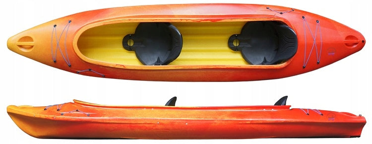 Tourist Polyethylene Kayak CAYMANN II Roteko 2+1 or 2 person HDPE Number of seats 2