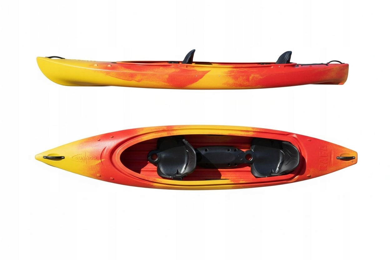 Tourist Polyethylene Kayak - Roteko RAFA 2 DIFFERENT COLORS 2+1 Manufacturer code Rafa 2