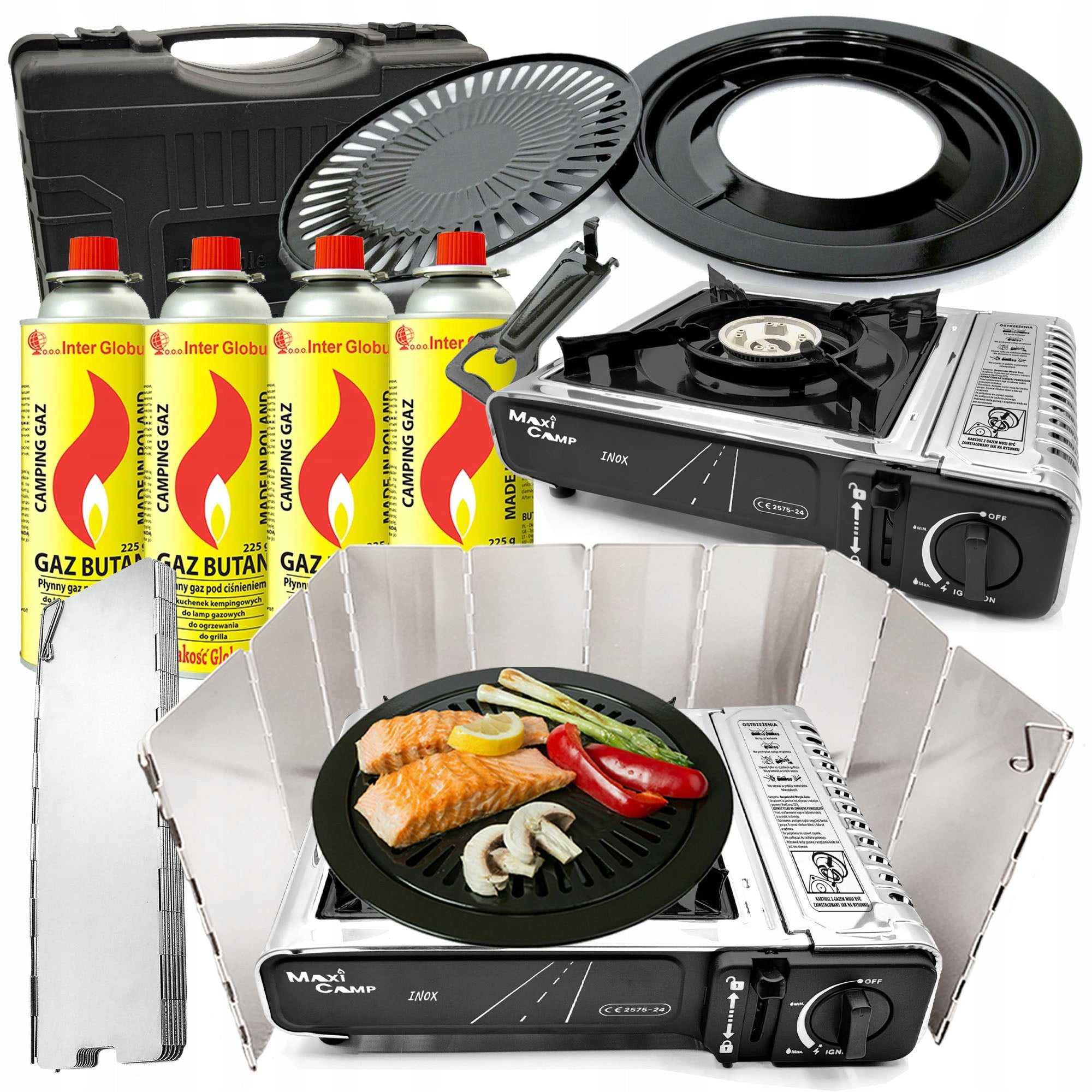 Tourist STOVE GAS GRILL CARTRIDGE COVER x4 MaxiCamp