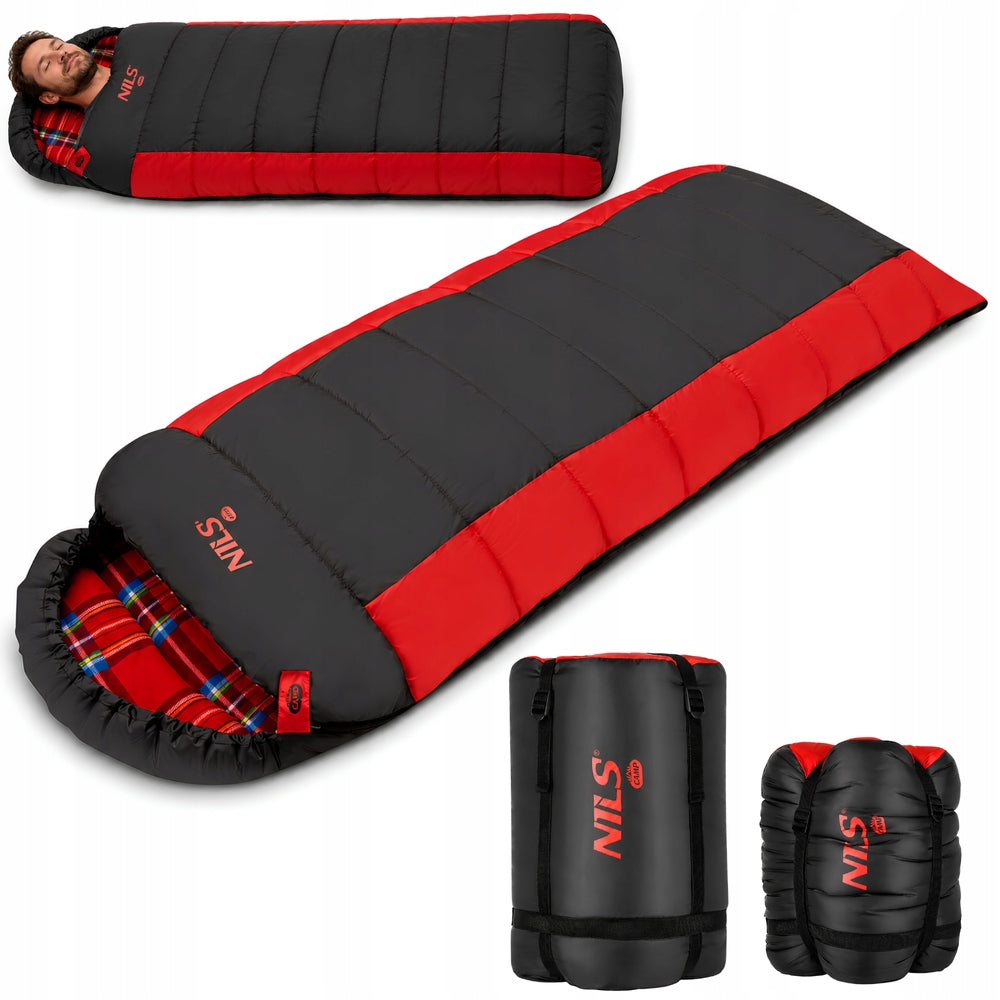 Tourist Sleeping Bag Large Envelope 220x80 cm Under Tent In Cover NILS CAMP