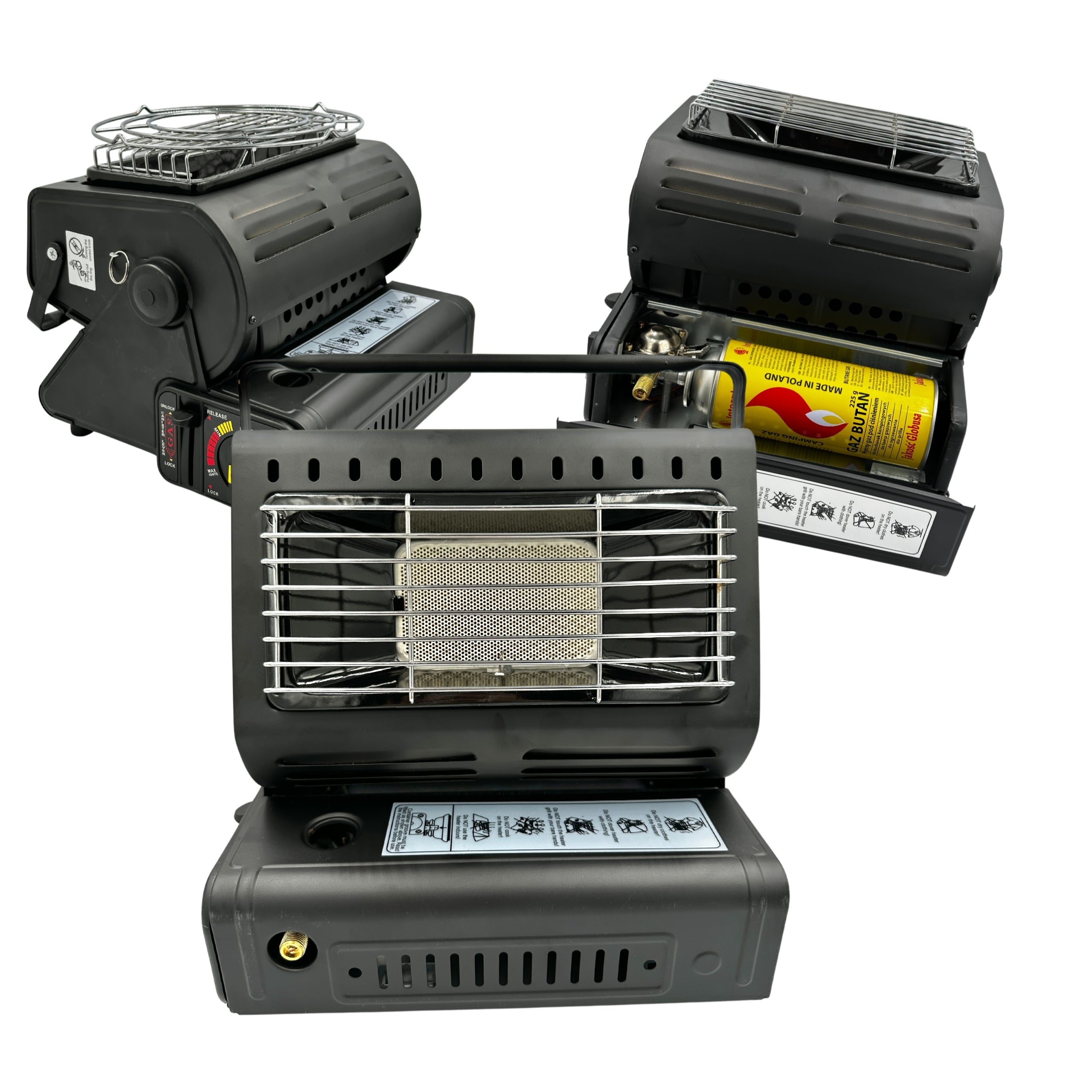 Tourist Stove Gas Heater 2in1 Camping Portable TIR
