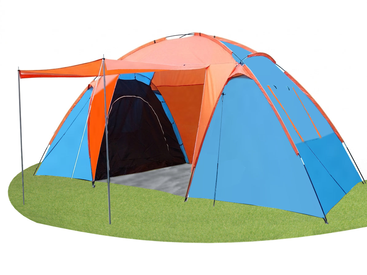 Tourist Tent 4 Person 2 Bedrooms + Large Tropical Vestibule 3000mm