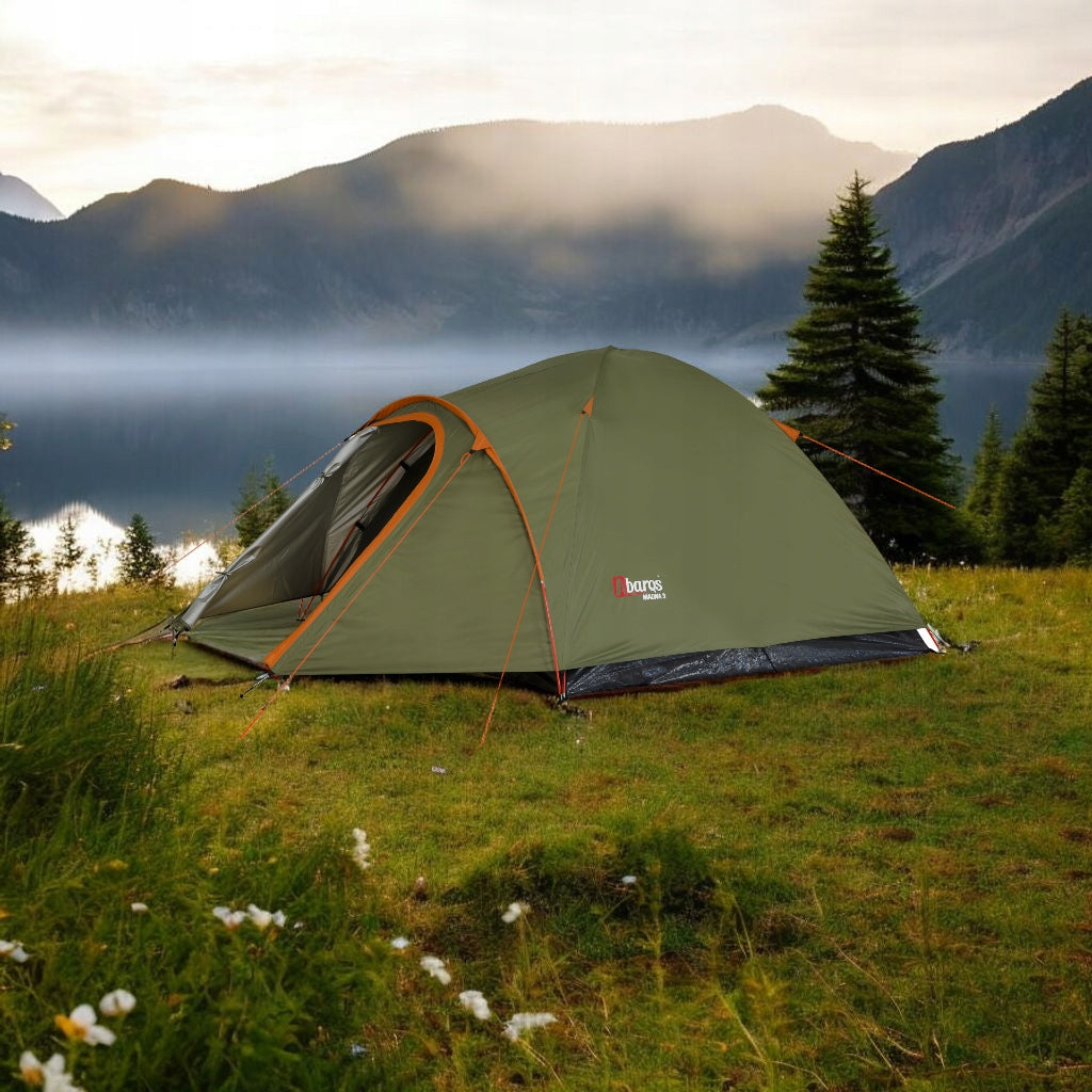 Tourist Tent 4 Person 3000 mm Tropical Waterproof AbarQs Packaging status original